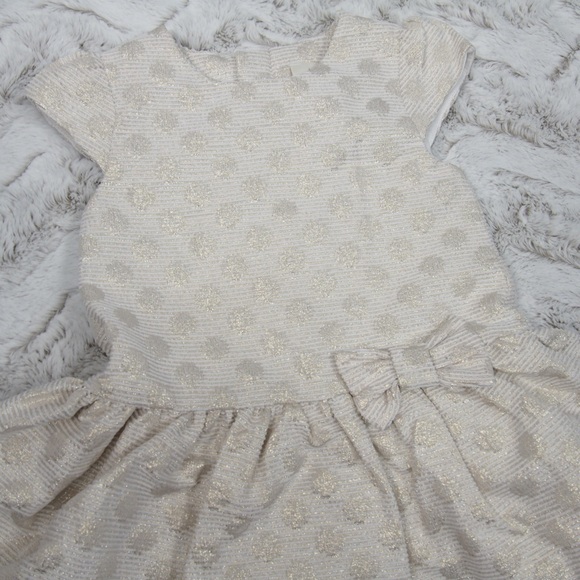 Kate spade toddlers gold dot dress 2 - Picture 3 of 6